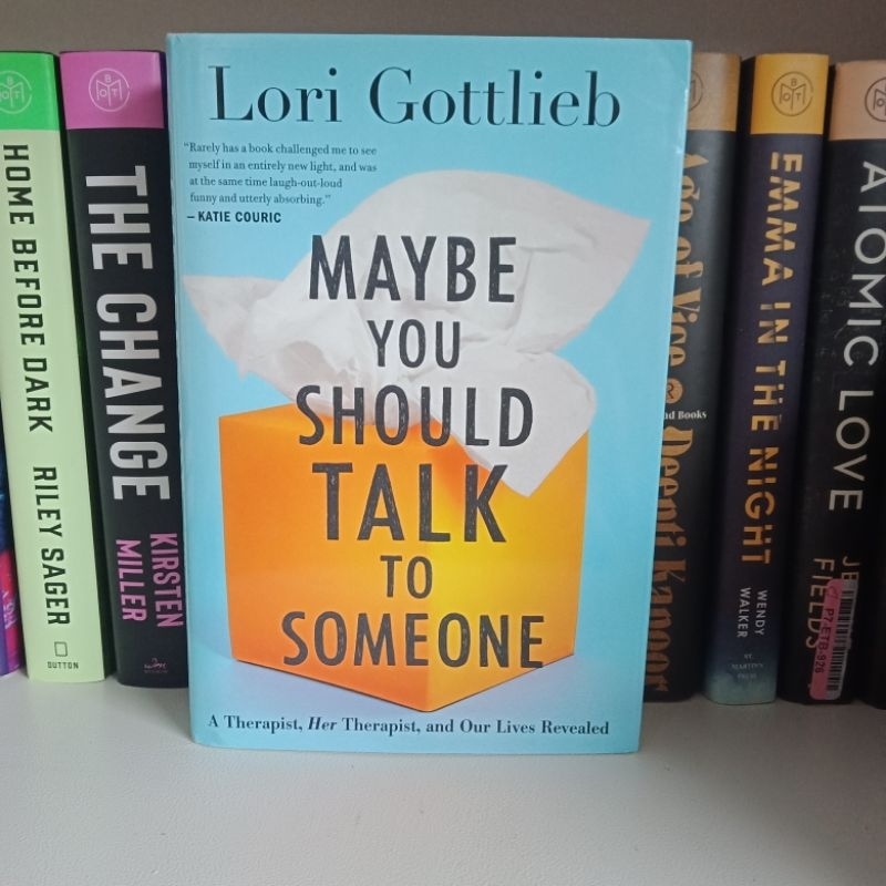 Maybe You Should Talk To Someone by Lori Gottlieb (Hardcover) | Shopee Philippines