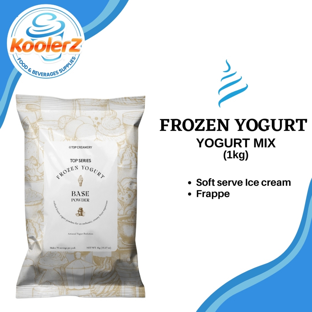 TOP Creamery Frozen Yogurt Premix 1Kg | Shopee Philippines