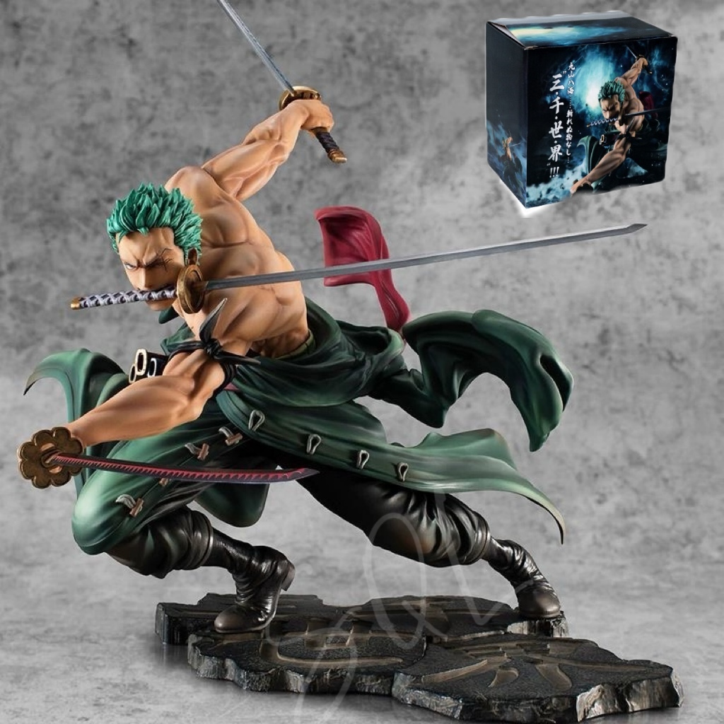 中古】【輸入品・未使用】ONE Piece - Roronoa Zoro - Figurine