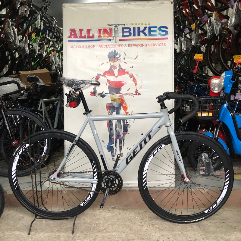 GENT 104 Fixie Bikes Alloy Frame 700c Dropbar With Freebies | Shopee ...