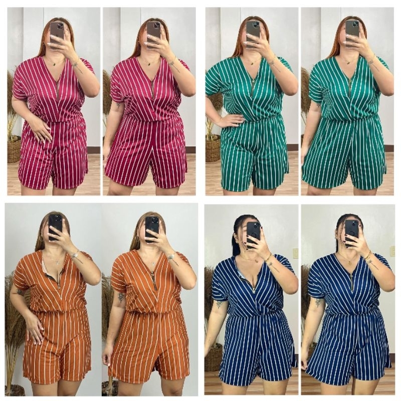 Plus size romper shorts online