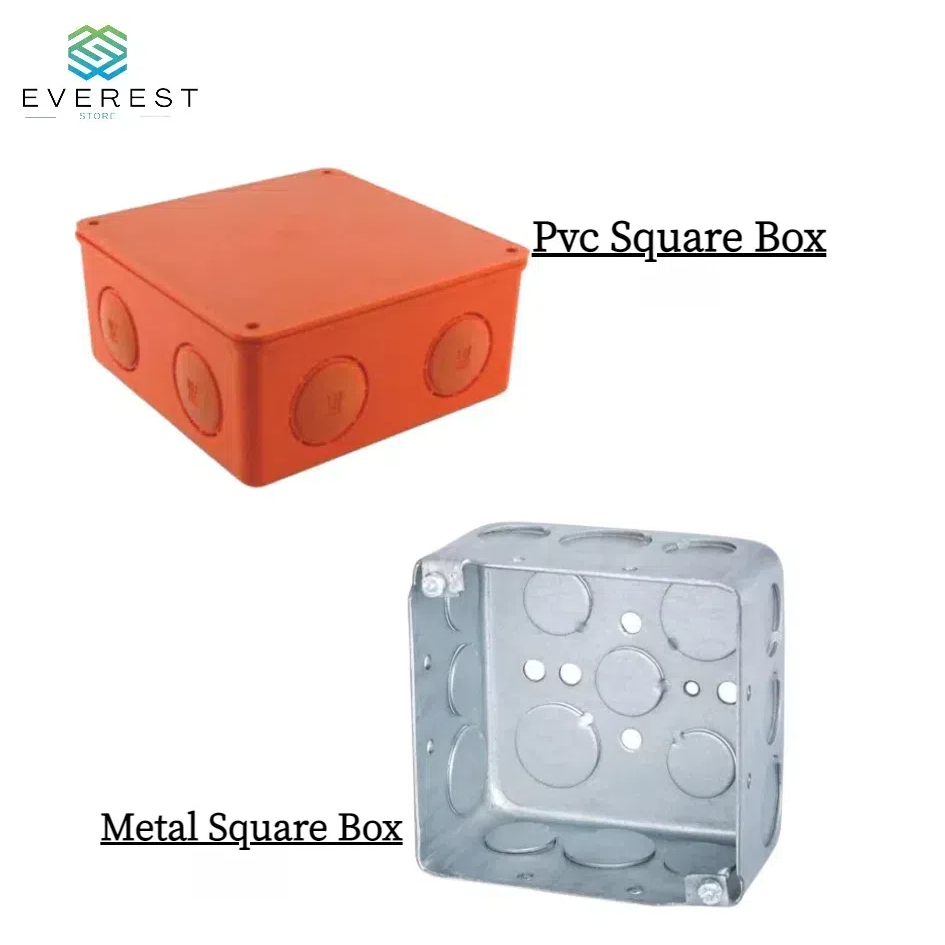 PVC Square Box /Metal Square Box | Shopee Philippines