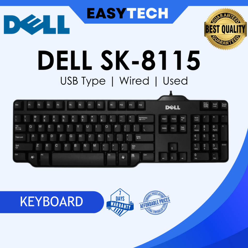 EASYTECH | Original USB Heavy Duty Assorted Brand Keyboard (Used ...