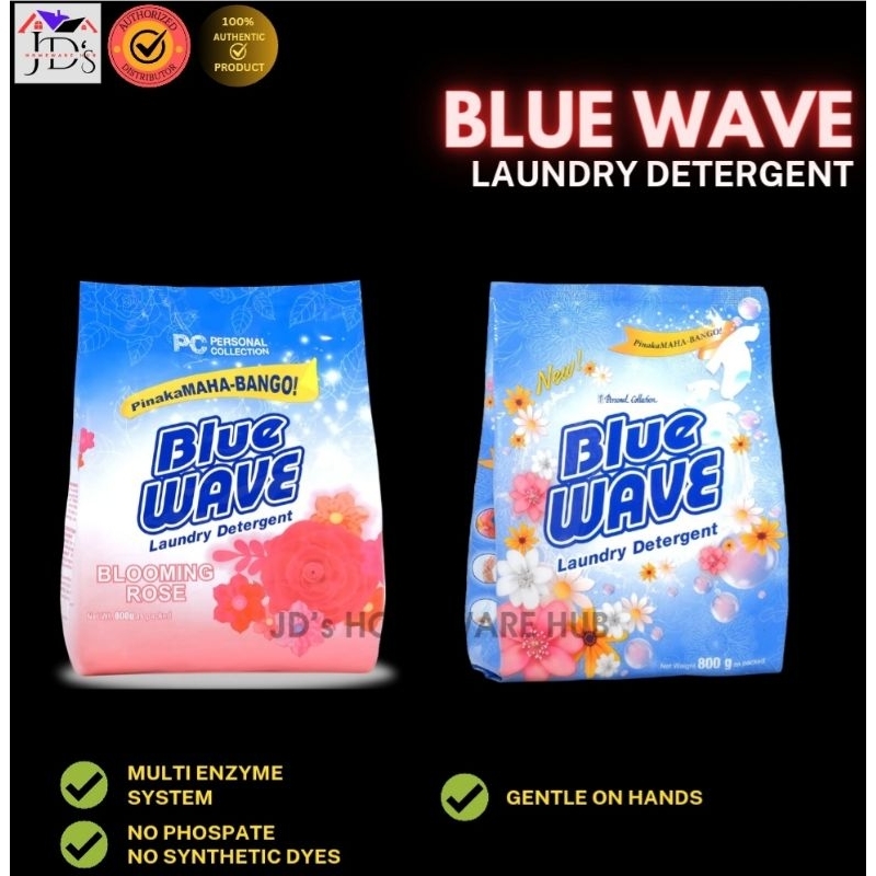 BLUE WAVE POWDER LAUNDRY DETERGENT 800G | Shopee Philippines