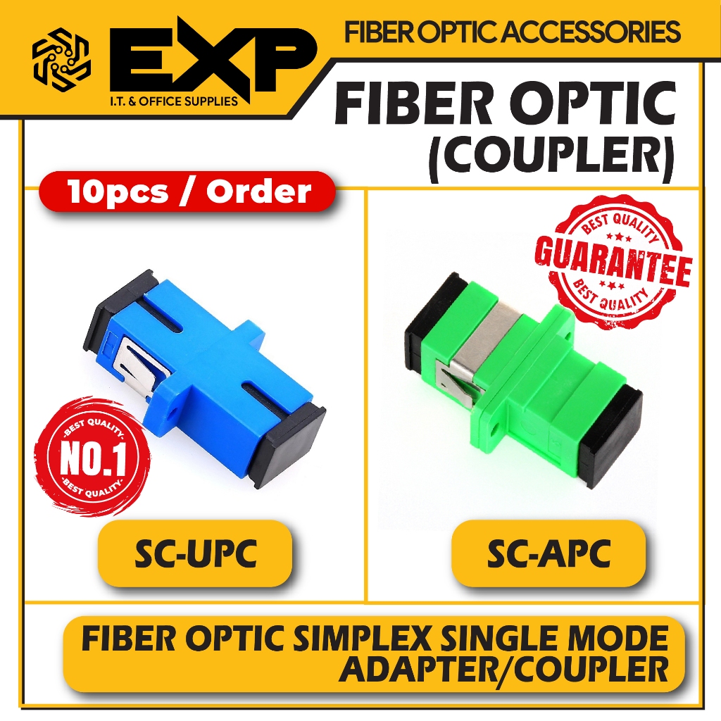 Fiber Optic Adapter | Coupler | Flange | SC TYPE | SC UPC (BLUE) | SC ...