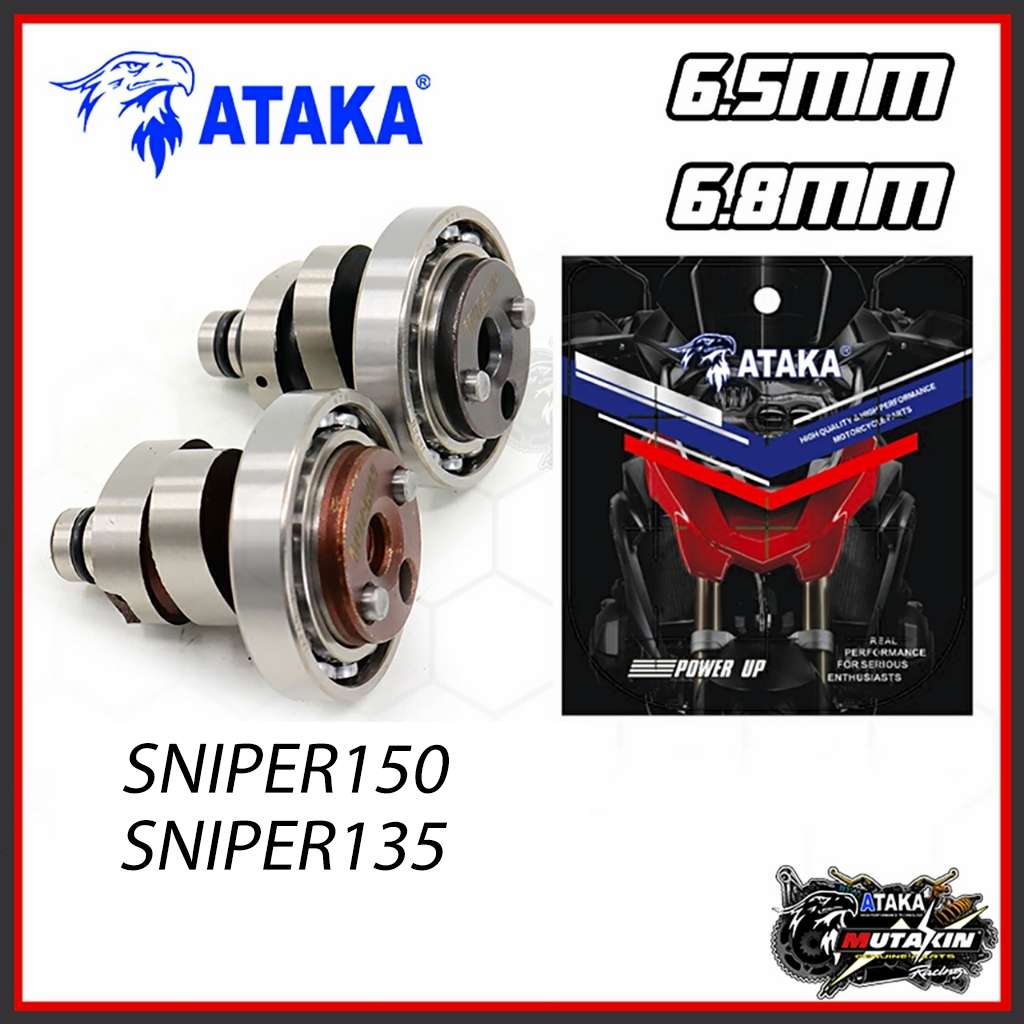 ATAKA racing camshaft Sniper150 Sniper 135 MX135 LC135 5.8mm 6.5mm 6 ...