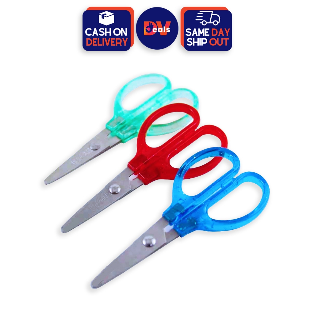 DVDEALS Scissors Gunting - 4, 5 and 6inch Blunt Tip School Scissors ...