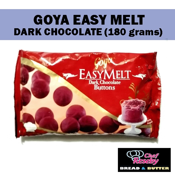 GOYA Easy Melt DARK Chocolate Buttons 180 Grams | Shopee Philippines