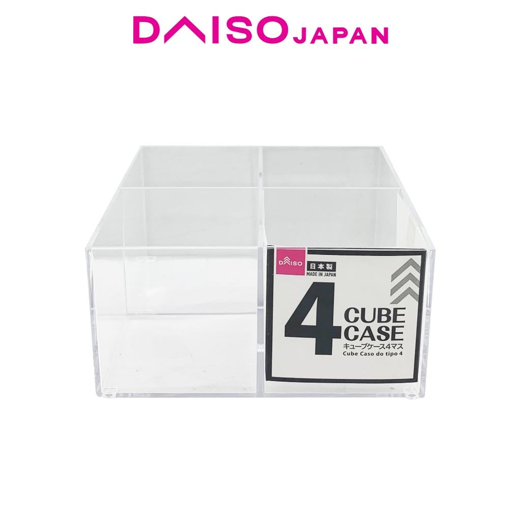 Daiso Transparent 4 Cube Case | Shopee Philippines