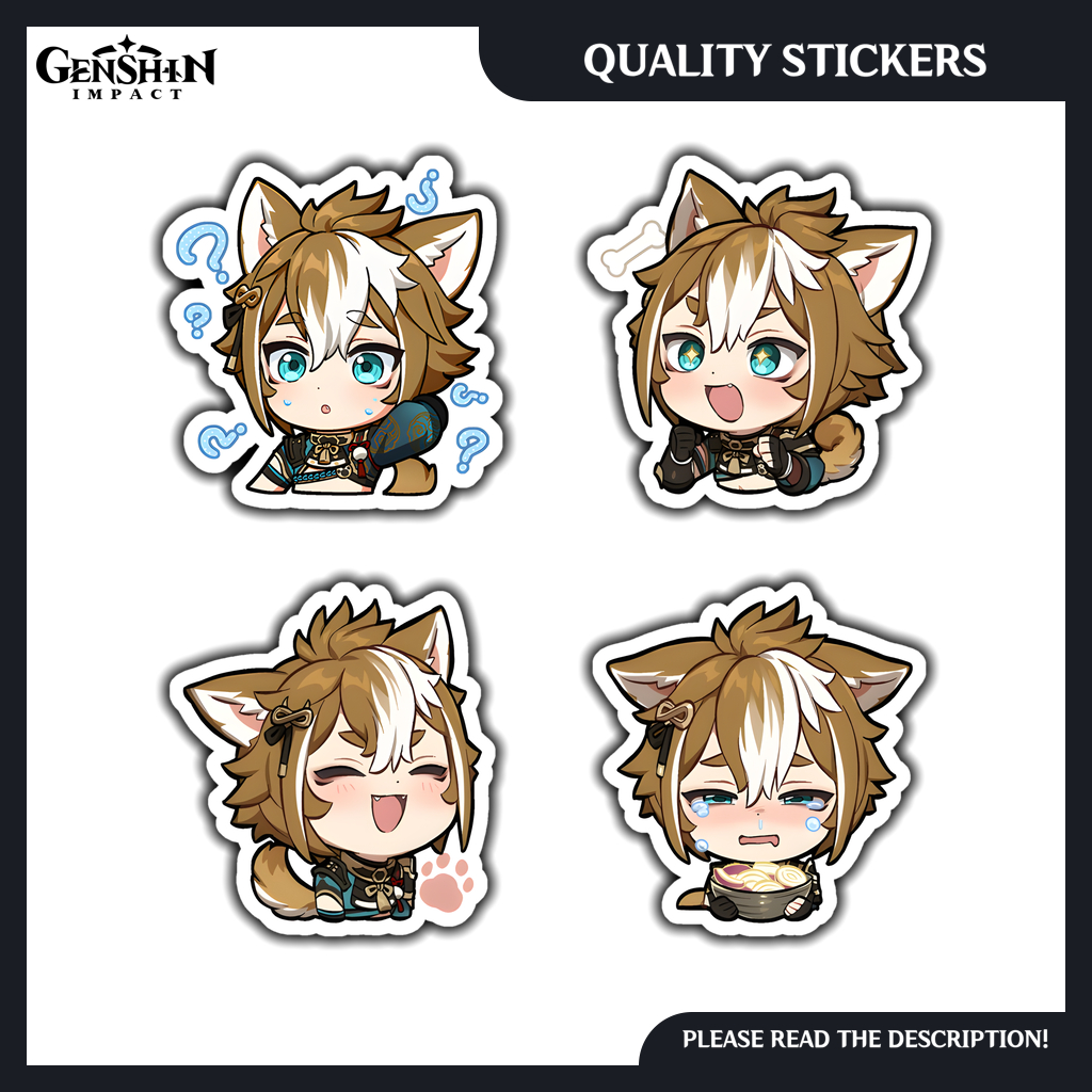 Gorou - Genshin Impact Emoji Stickers | Shopee Philippines