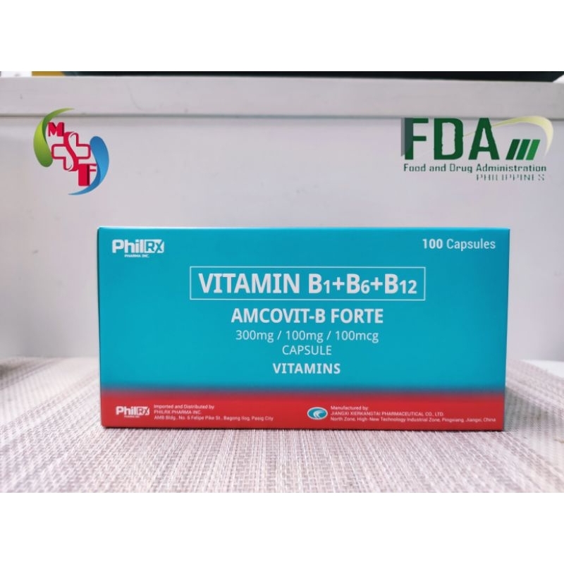 AMCOVIT-B FORTE/ VITAPLEX B (Vitamin B-complex) 300mg/100mg/100mcg ...