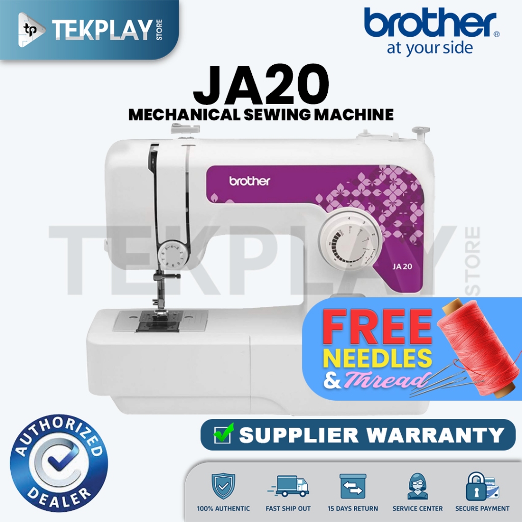Brother Ja20 Electric Sewing Machine 2 Stitches Shopee Philippines