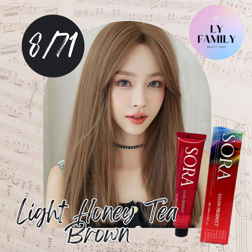 Sora New Hair Color Dye 100ml Permanent 6/17 8/17 9/17 10/17 7/77 8/71 ...