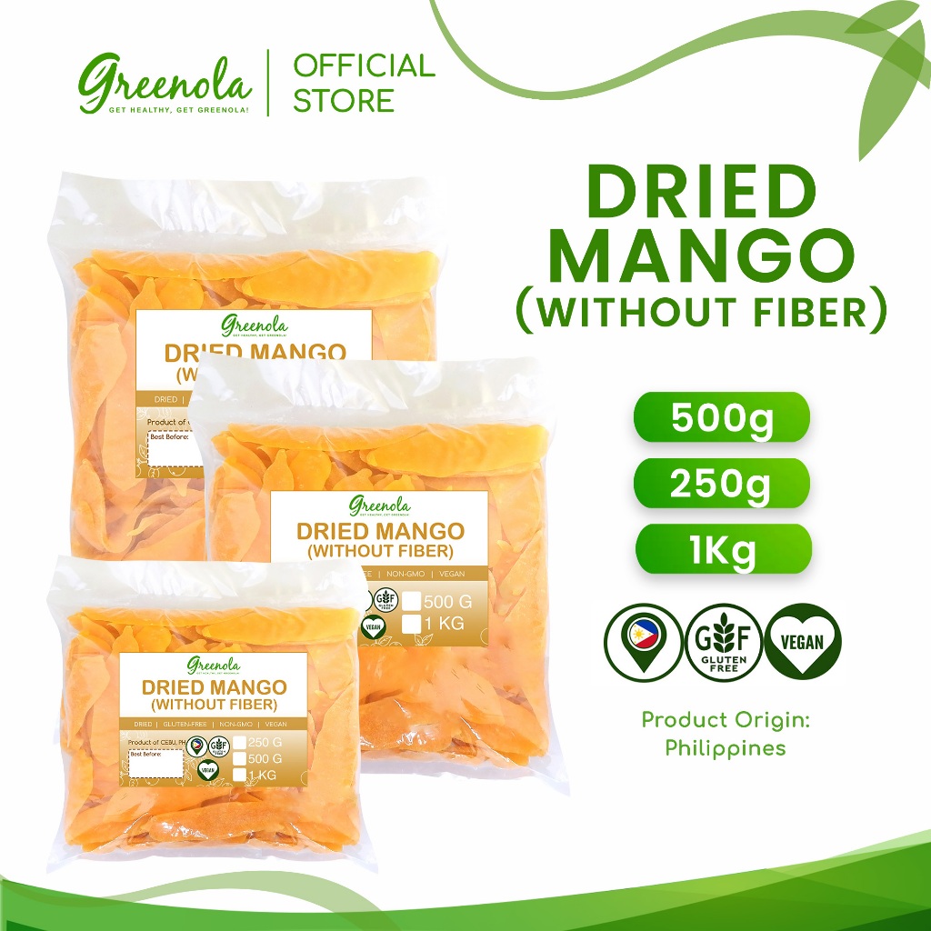 Greenola Dried Mango (Wholesale) 250G 500G 1Kg | Shopee Philippines