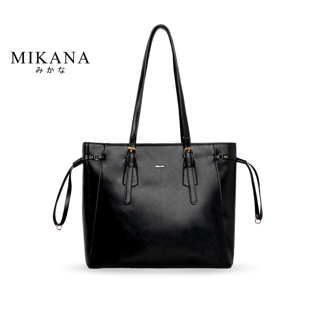 Mikana Namiko Plain Leather Tote Bag for Women office casual