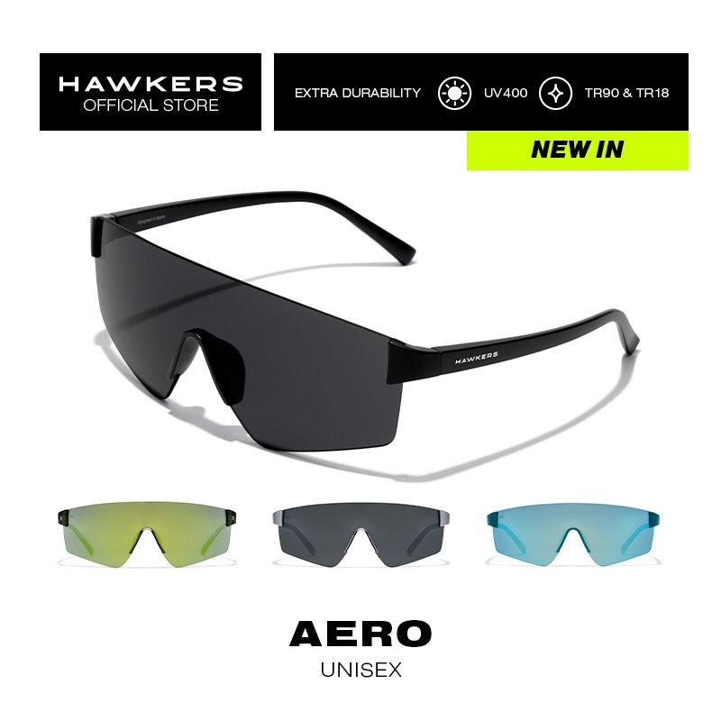 HAWKERS Aero Sunglasses For Men And Women Unisex. Official Product Designed In Spain