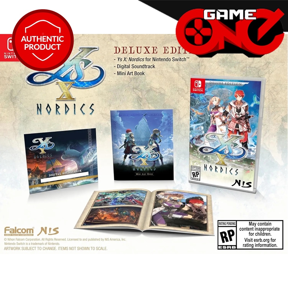 Nintendo Switch Ys X: Nordics Deluxe Edition | Shopee Philippines