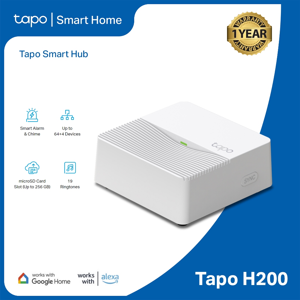 Tapo Official Store | Tp-Link | H200 | Smart Hub |Smart Alarm & Chime ...