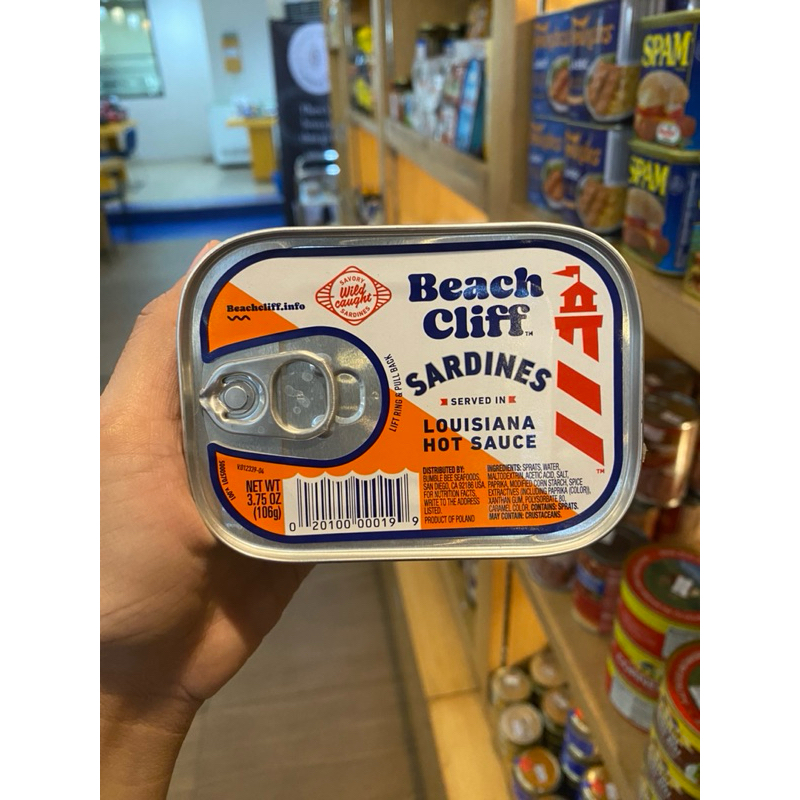 Beach Cliff Sardines Louisiana Hot Sauce 106g Shopee Philippines