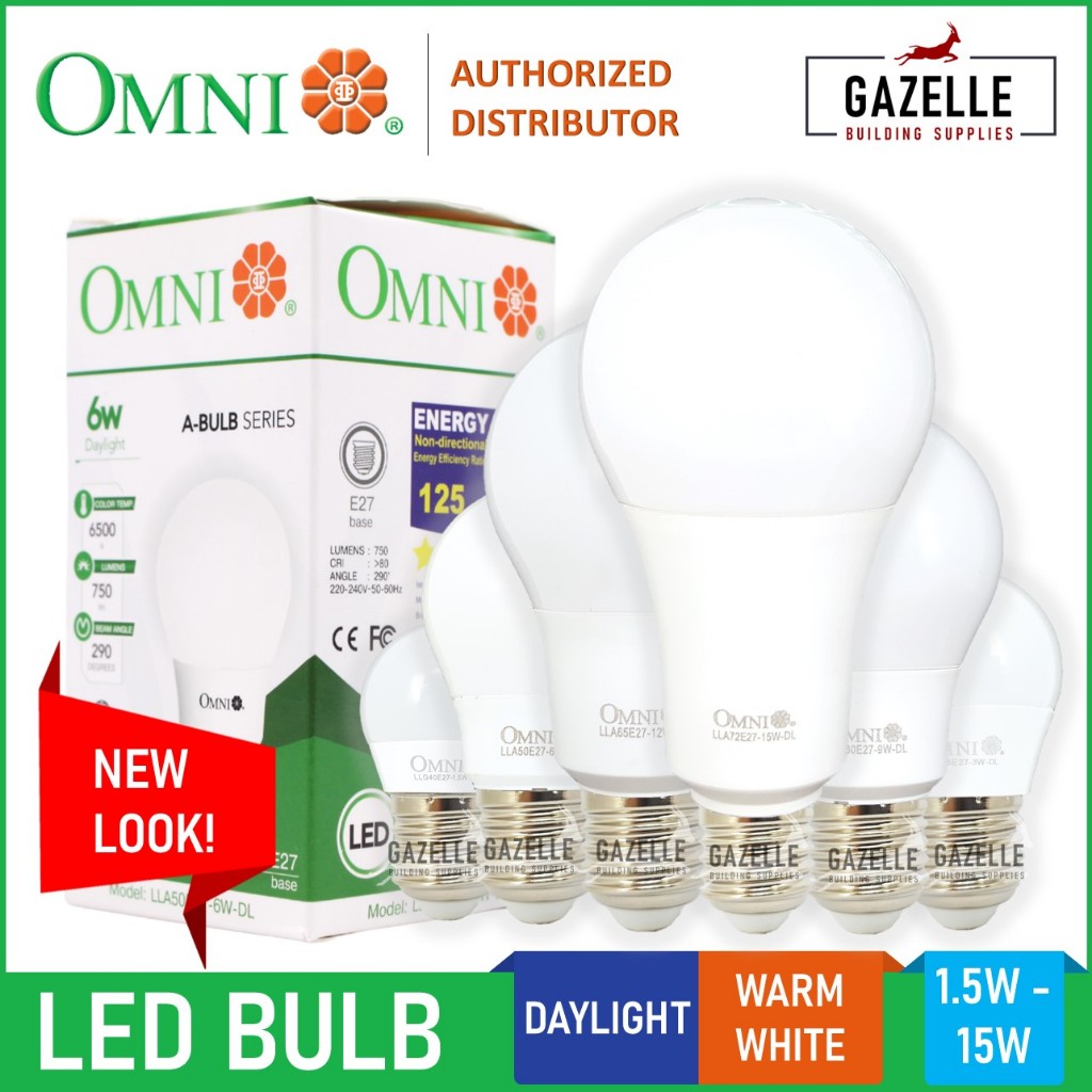Omni LED Lite Bulb E27 Light Bulb E27 / E14 ( Daylight / Warm White ...