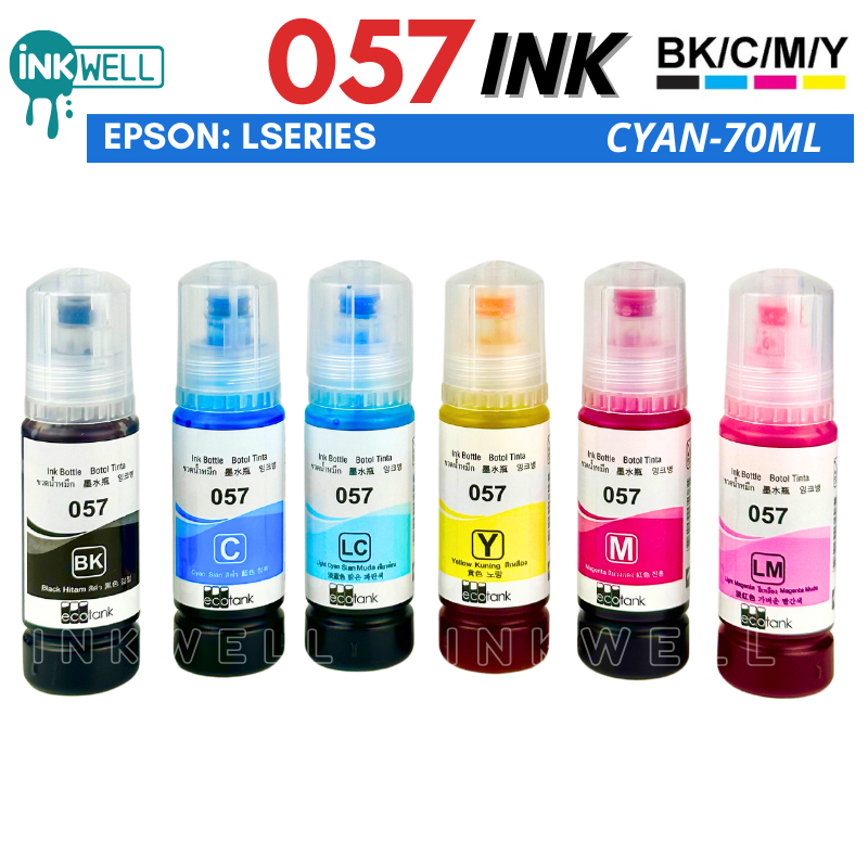 057 Ink Refill (no box) for Epson EcoTank L8050 L18050 printer | Shopee ...