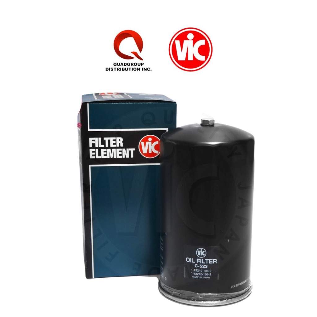 VIC FILTER - C-523 OIL FILTER 6BG1 | Shopee Philippines