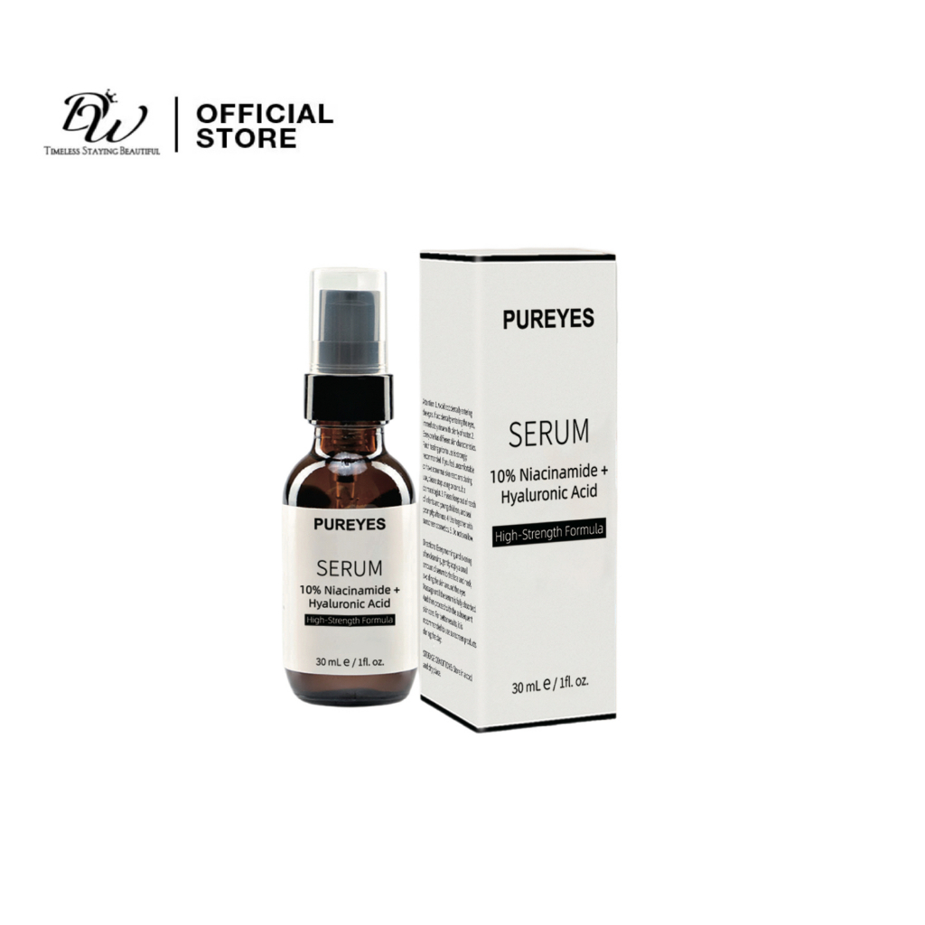 DW PUREYES 10% Niacinamide + Hyaluronic Acid High-Strength Formula ...