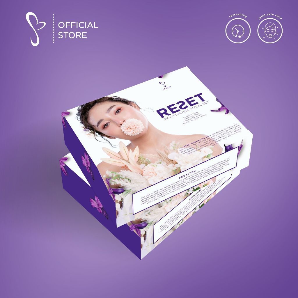 SASKIN RESET Rejuvenating Facial Set For All Skin Types | Shopee ...