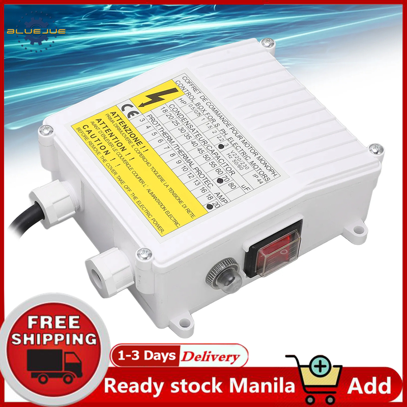Single phase wiring control box for deep well submersible pump 220V 0 ...
