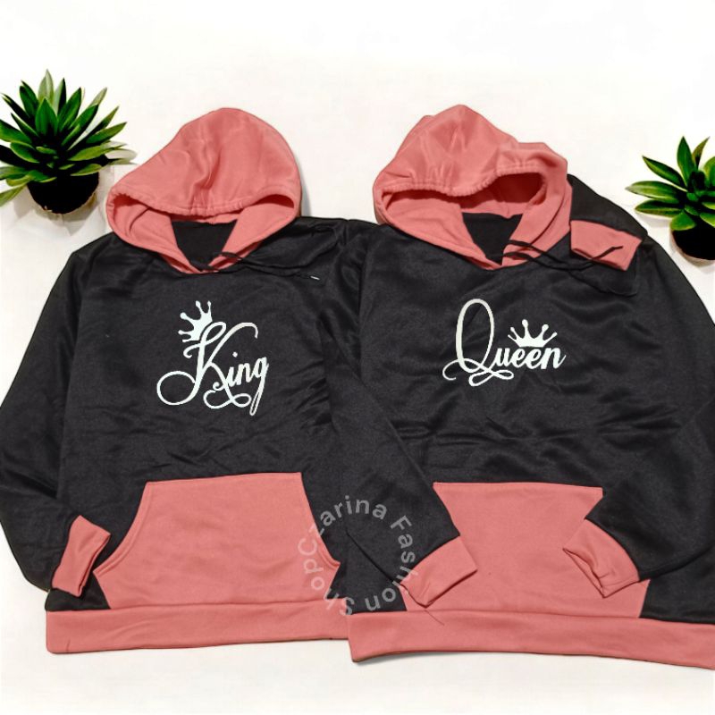 Gucci king and queen hoodies hotsell