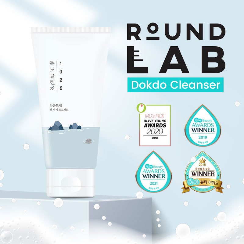 ROUND LAB 1025 Dokdo Cleanser 150ml To Perfectly Cleanse Skin