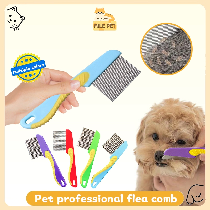 Photo inspiration: Gallery Detail: Pet Flea Comb Shedding Stainless Non Slip Handle Brush For