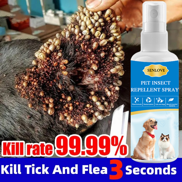 Anti Flea And Tick For Dog Spray Garapata Remover For Dog Tick Away