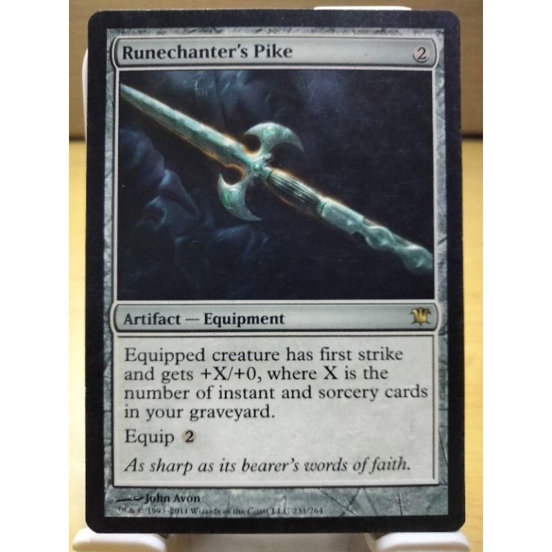 Magic The Gathering(MTG) Card Runechanter's Pike Innistrad Shopee