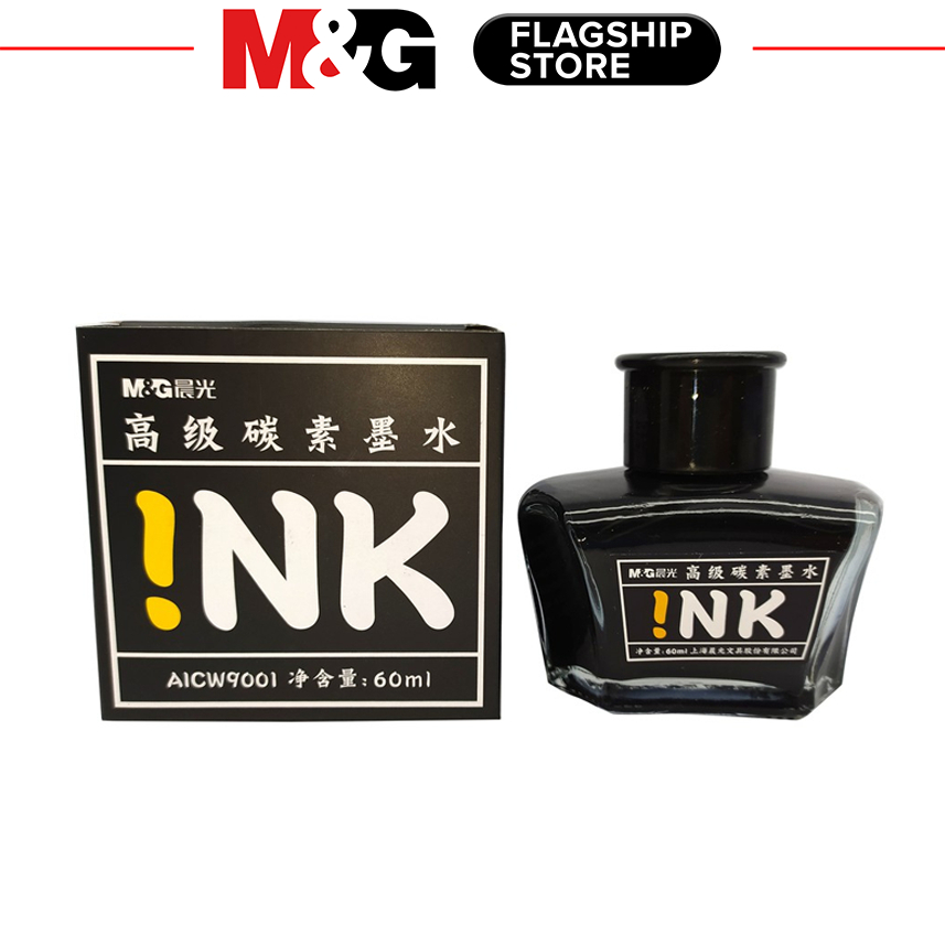 M&G Fountain Pen Ink Bottle 60ml Aicw9001 (1pc) | Shopee Philippines