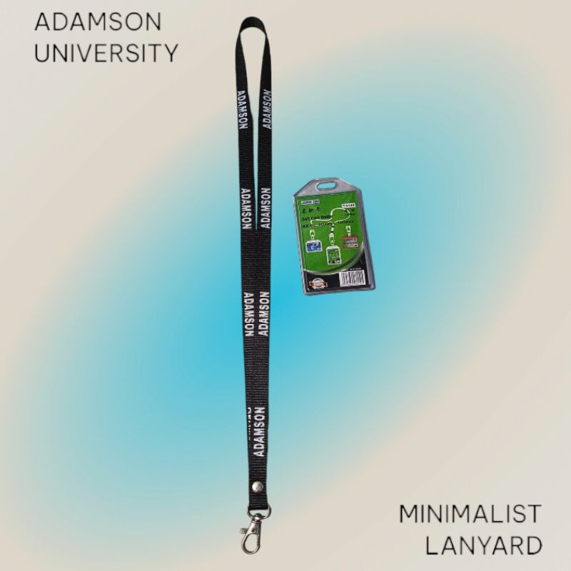 ADAMSON UNIVERSITY LANYARD ID LACE MINIMALIST DESIGN | Shopee Philippines