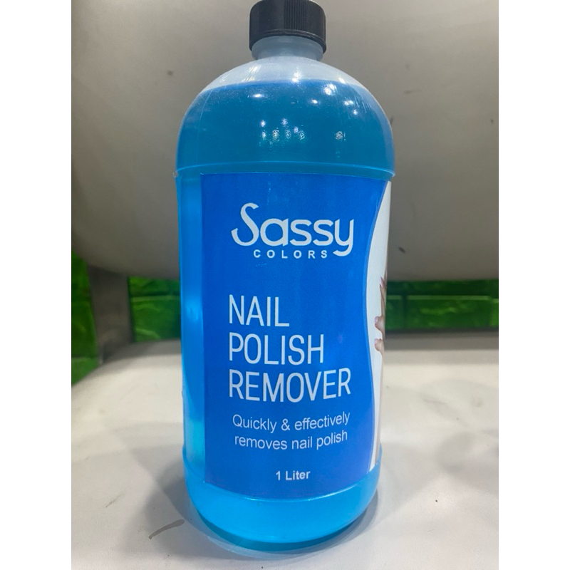 Sassy Colors NAIL POLISH REMOVER/ACETONE 500ML/1liter | Shopee Philippines