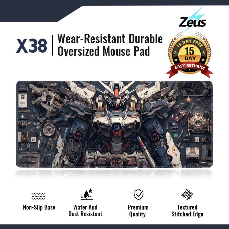 Zeus x Gundam X-38 Cool Robot Expansion Mouse Pad/Mouse Pad Game (80cm ...