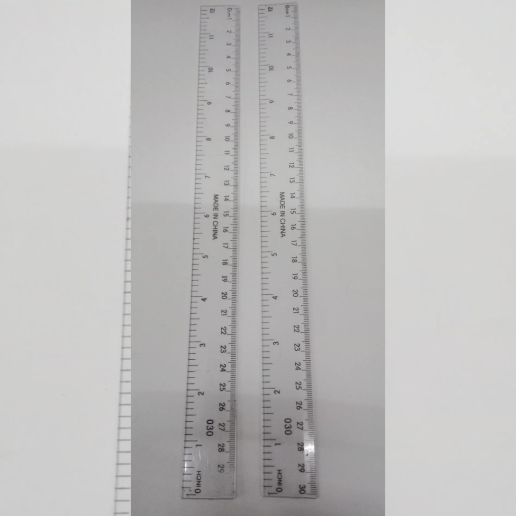 TRANSPARENT 12 INCHES BENDABLE PLASTIC RULER FOR SCHOOL AND OFFICE USE ...