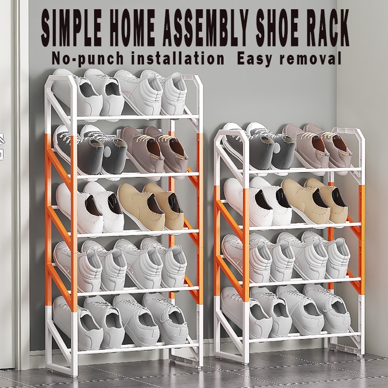 5 Layer shoe rack shoe racks heavy duty Colored Stainless Steel ...