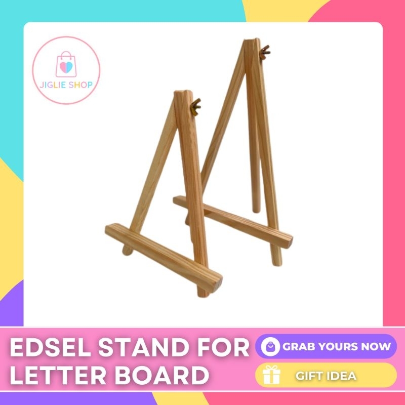 EDSEL LETTER BOARD STAND WOOD 2 sizes | Shopee Philippines