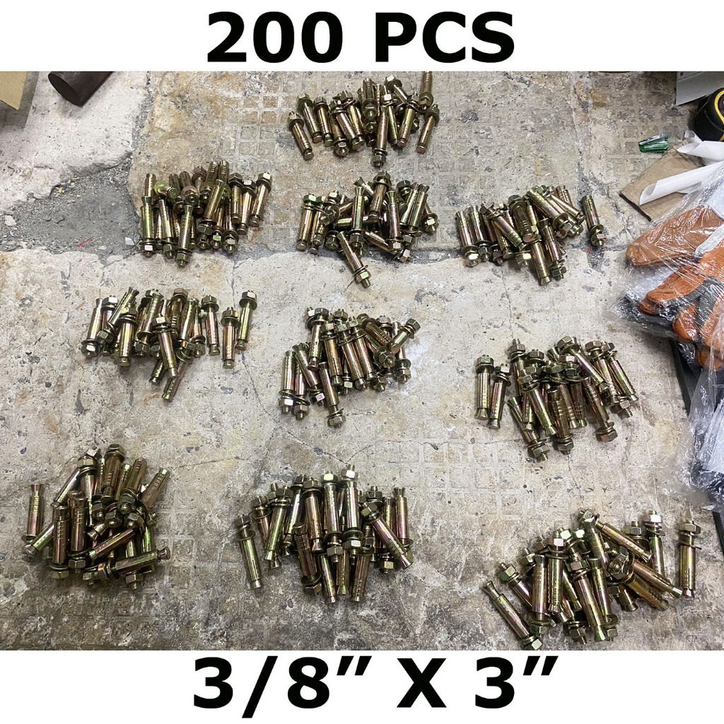 ( 200 PCS ) DYNA BOLT 3/8