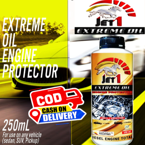 JET1 EXTREME OIL ENGINE PROTECTOR FOR GAS AND DIESEL ENGINE TOTAL ...