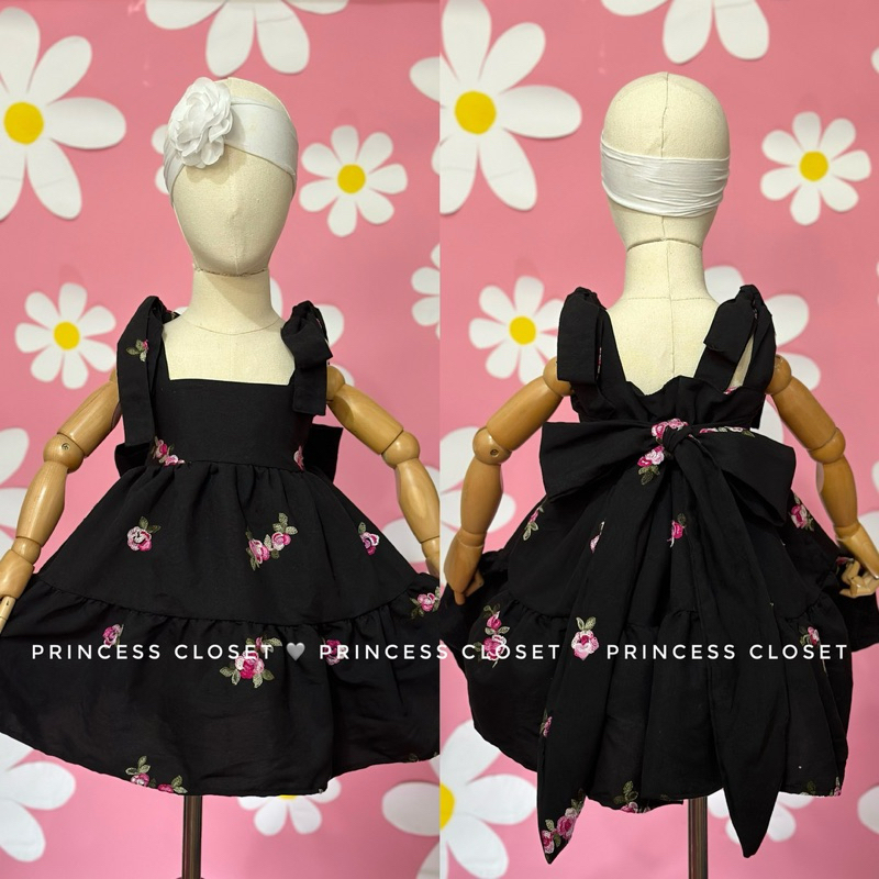 KIDS Crochet Ribbon Dress for 3months11 years old XS/S/M/L/XL Shopee