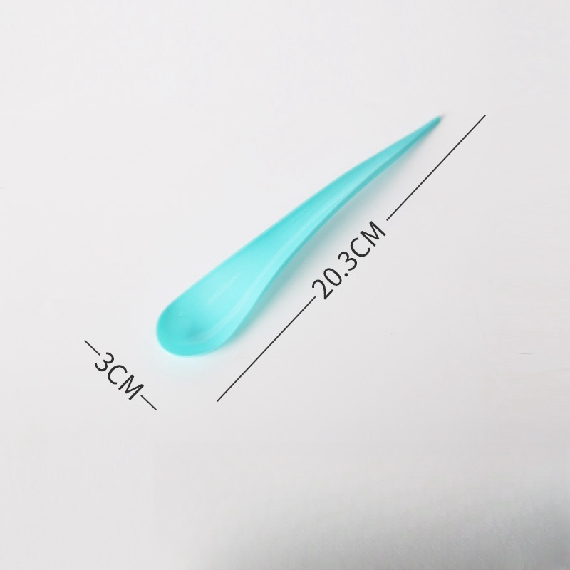 500pcs Dessert Spoon Drop shape Spoon Disposable Plastic Spoon For ice ...