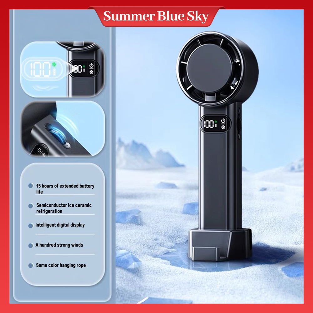Cooling high-speed fan portable super cold compress large wind 100 ...