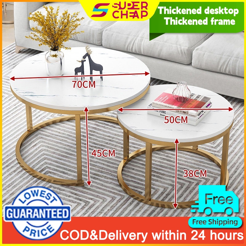 【Free Shipping】Nordic Center Table Light Luxury Sofa Side Table for ...