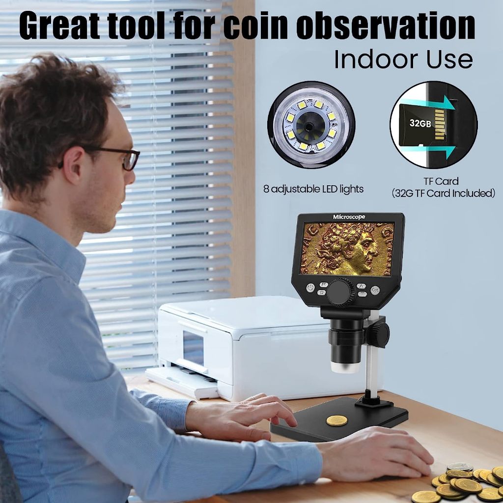 Digital Microscope G1000 Electronic Video Soldering Microscope Camera ...