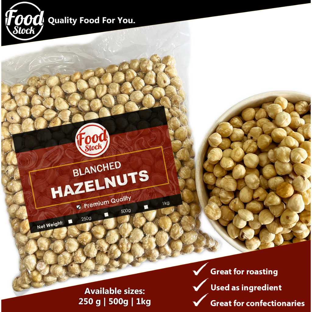 Food Stock Blanched Hazelnuts (250g, 500g, 1Kg) | Shopee Philippines