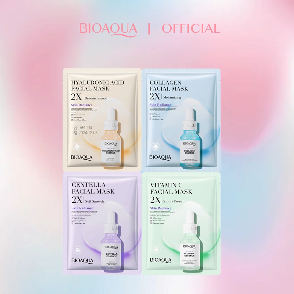 BIOAOUA Authentic Moisturizing Mask Facial Natural Essence Moisturizing ...